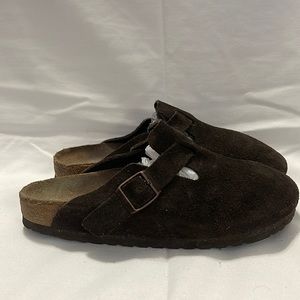 Birkenstock Boston mule Brown suede 38